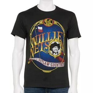 Zion Rootswear Mens Willie Nelson Tee T-Shirt Size Large